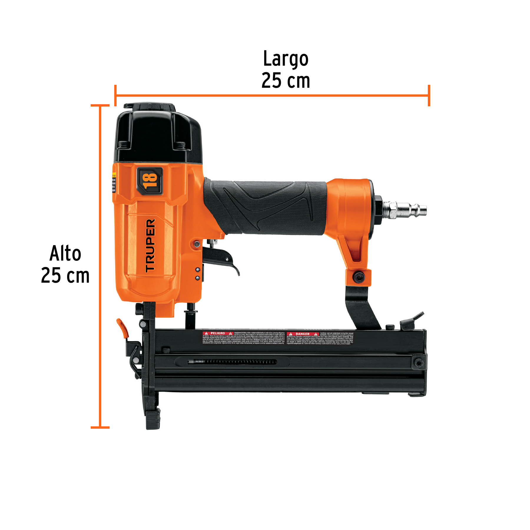 ENGRAPADORA NEUMATICA DE CORONA 1/4 DE ALUMINIO PARA GRAPA CALIBRE 18 (1.24 MM) - 13176 - Imagen 3