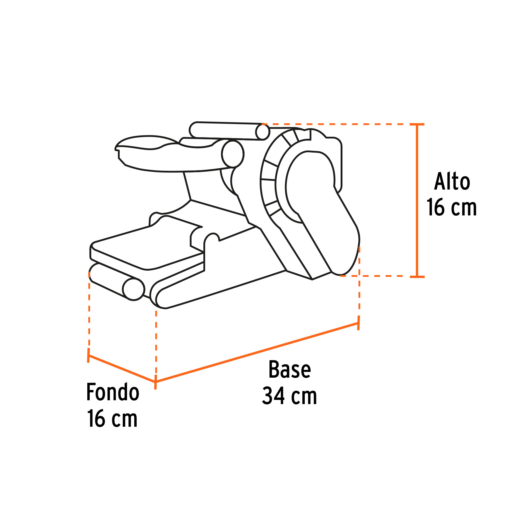 13114 LIJADORA DE BANDA PROFESIONAL DE 1100 W - Imagen 3